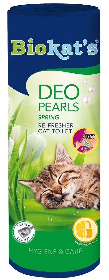 Biokat's Deo Pearls Odświeżacz do żwirku White Flowers 2 x 700 g