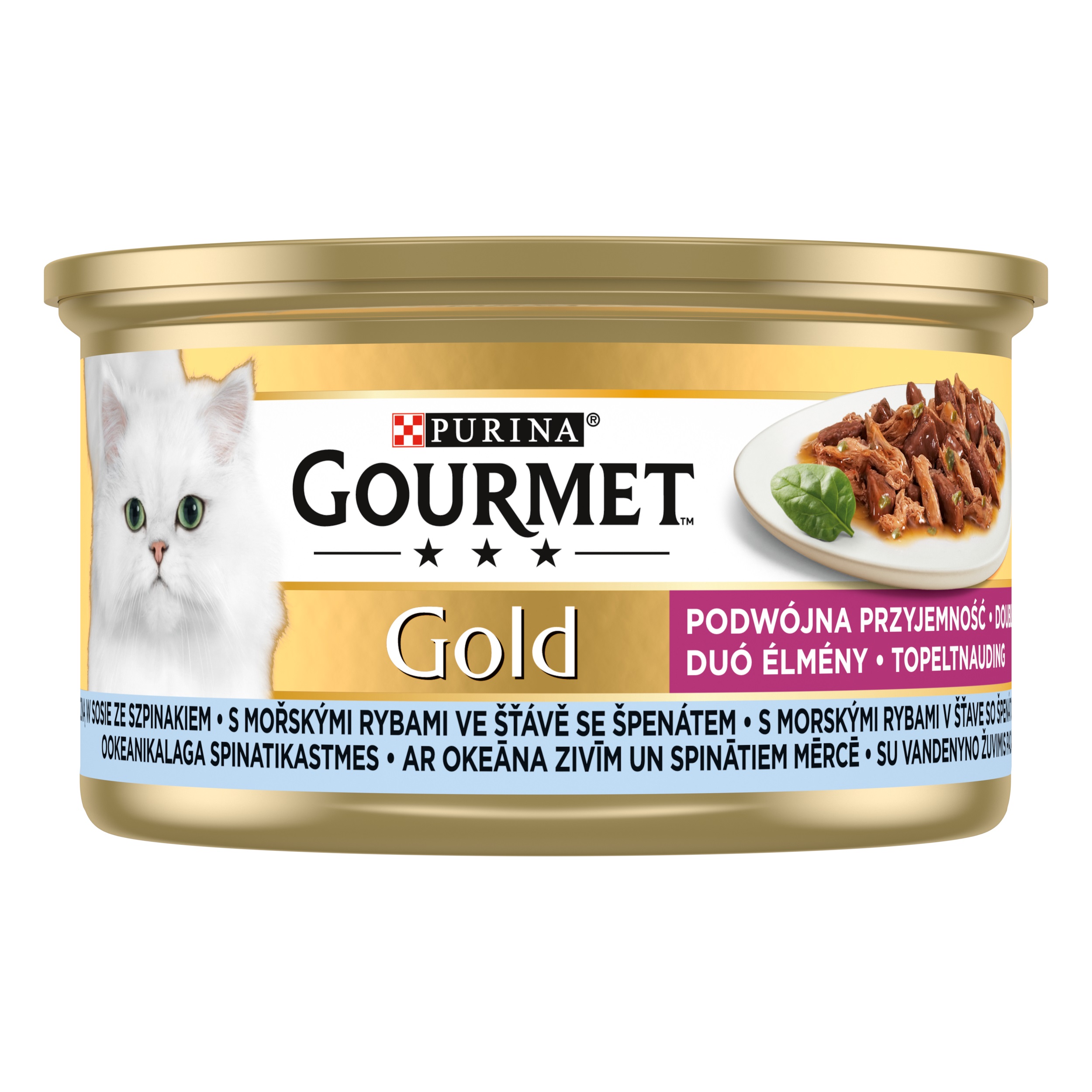 Gourmet Gold Duo zážitok 85 g morská ryba v špenátovej omáčke