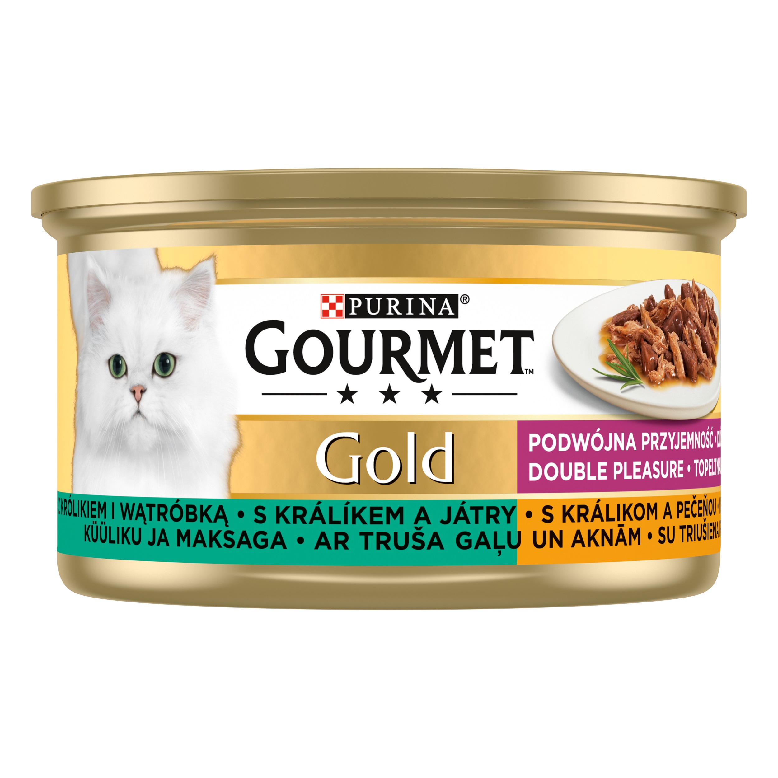 Gourmet Gold Duo doživljaj 85 g zajec in jetra