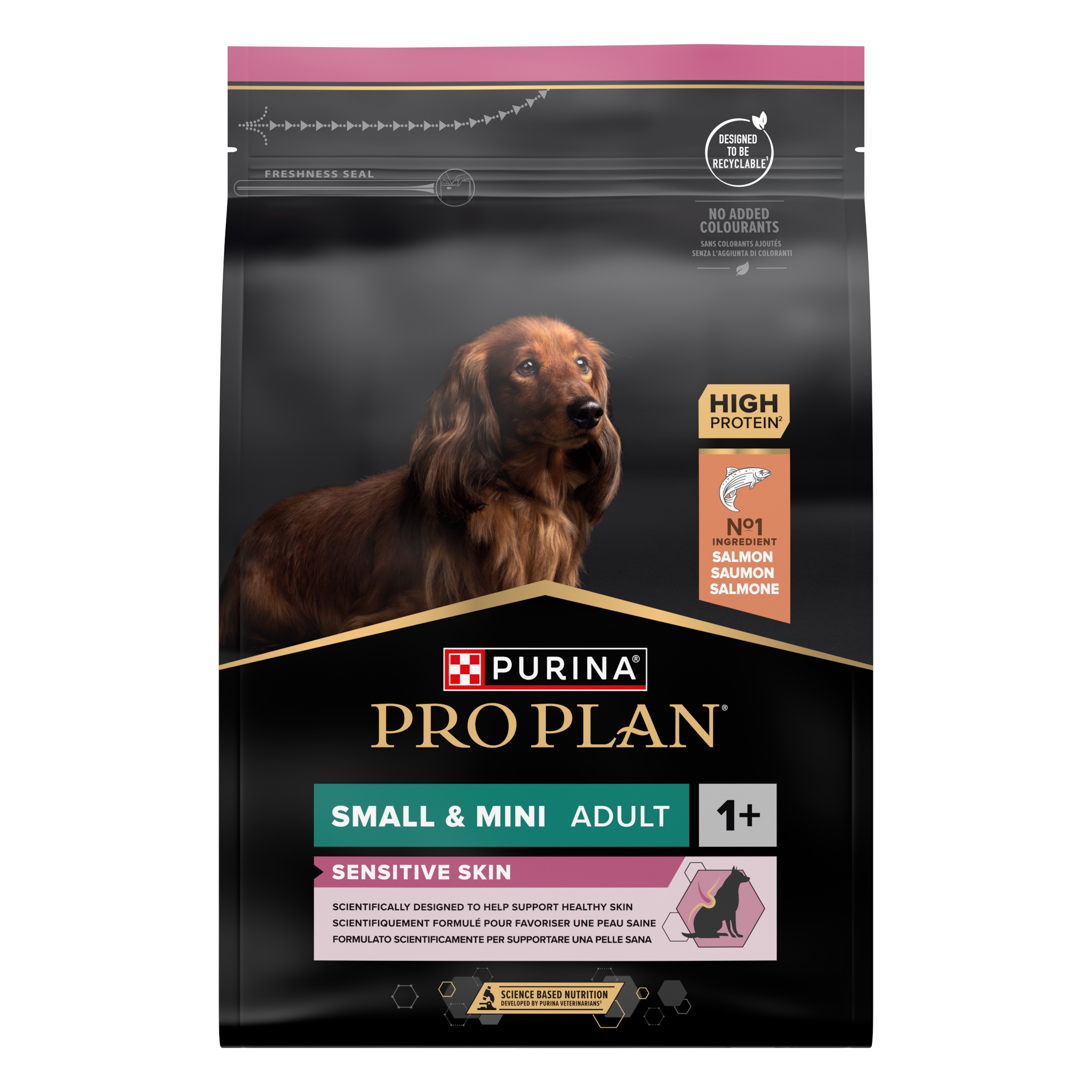 Pro Plan Adult Small & Mini Sensitive Skin Optiderma 2 x 7 kg