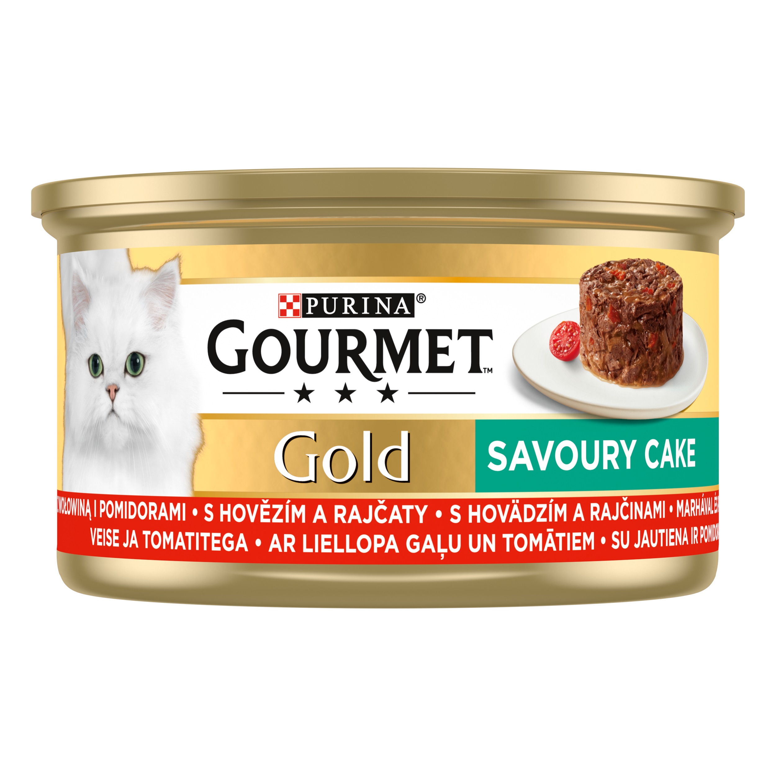 Gourmet Gold Savoury Cake z govedino + paradižnikom 85 g