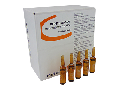 NEOSTOMOSAN Konzentrat in Ampullen 5 x 5 ml