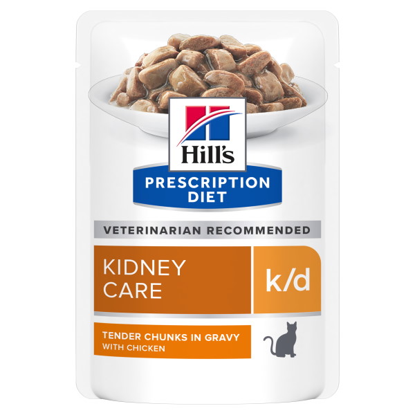 Hill's Prescription Diet k/d Kidney Care karma dla kotów - saszetka 12 x 85 g