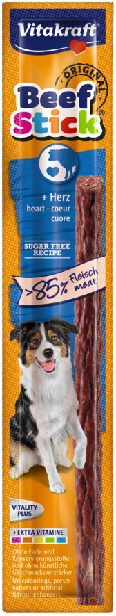 Vitakraft Beef Stick cu inimă pentru câini 1 buc