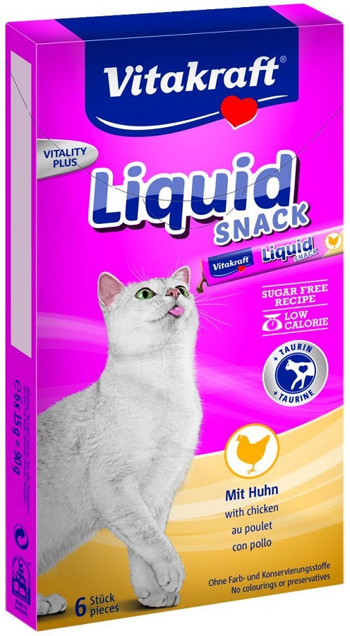 Vitakraft Liquid Snack z drobiem dla kotów 1 szt.