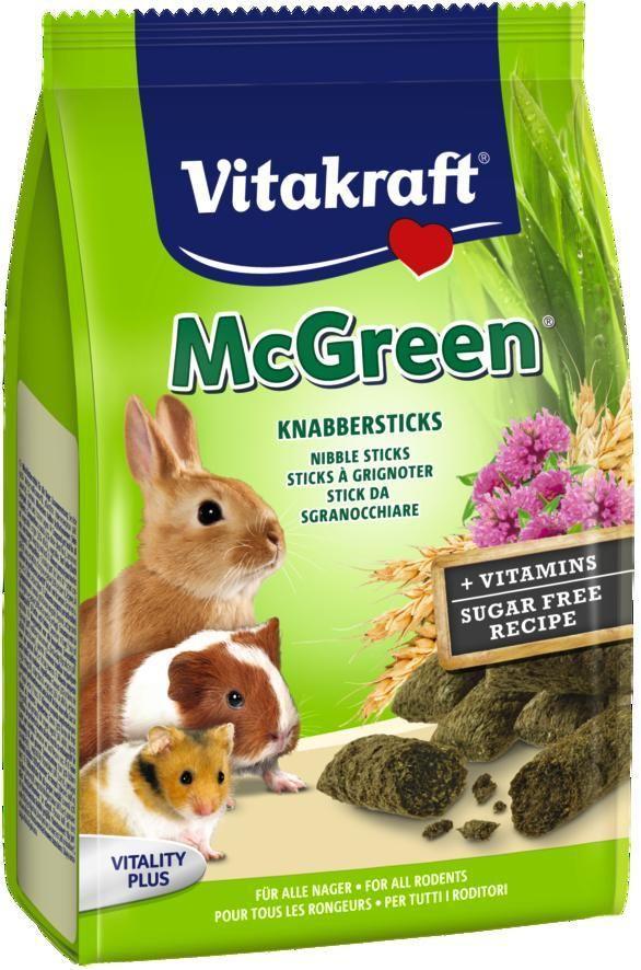 Vitakraft McGreen tyčinka na hryzenie pre hlodavce 50 g