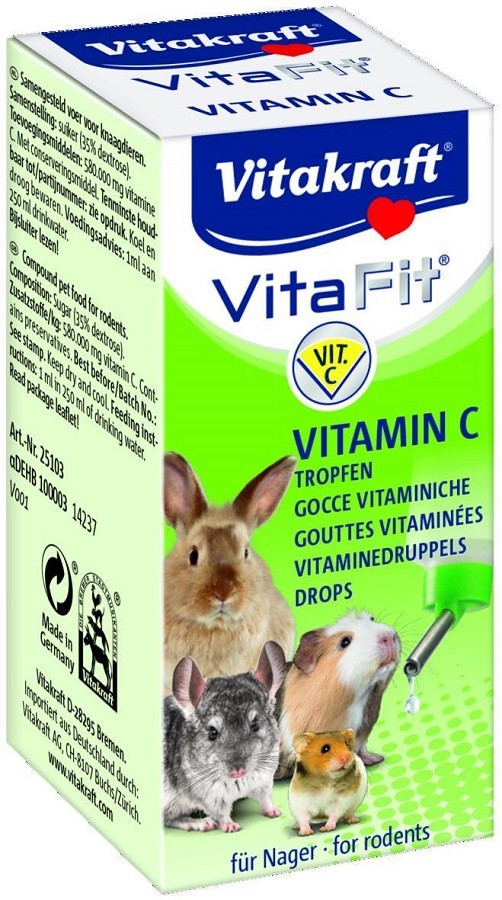 Vitakraft Vita Fit Vitamín-C pre hlodavce 10 ml