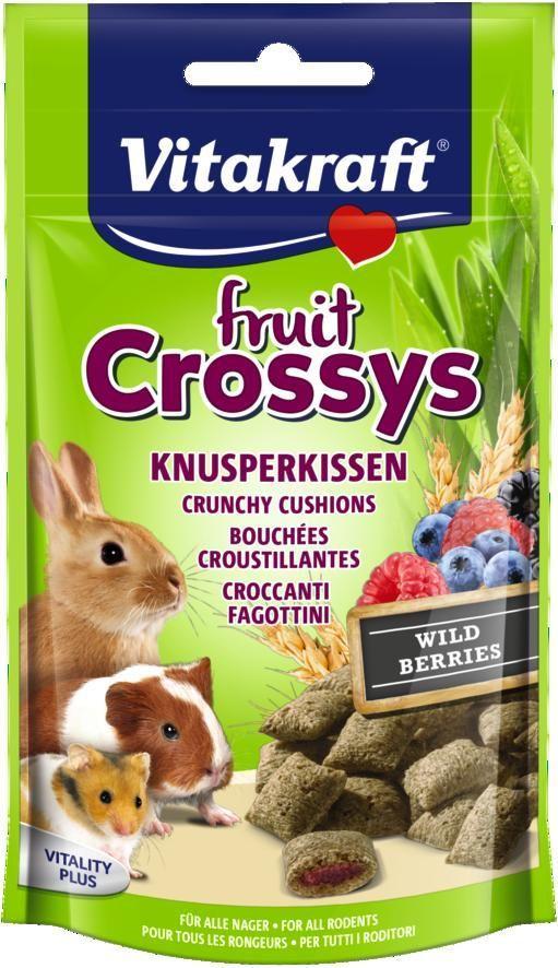 Vitakraft Crossys pamlsky pro hlodavce - lesní ovoce 50 g