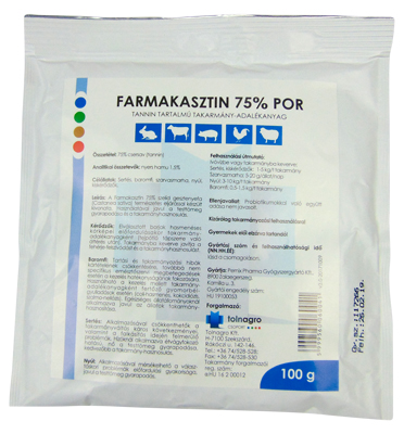 Prášok Farmakasztin 75% 100 g