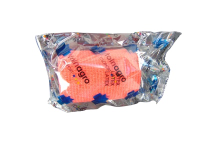COPOLY Verband elastisch 5 cm - in mehrere Farben 1 Stück - Orange