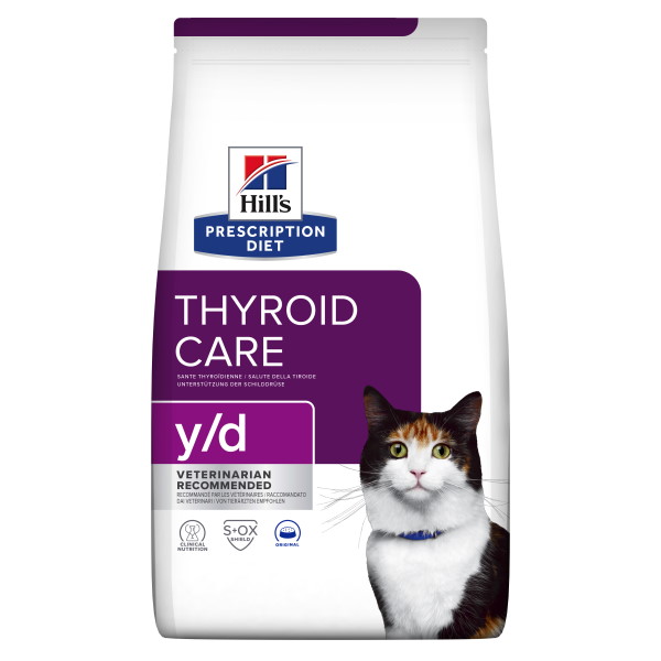 Hill's Prescription Diet y/d Thyroid Care karma sucha dla kotów 1,5 kg