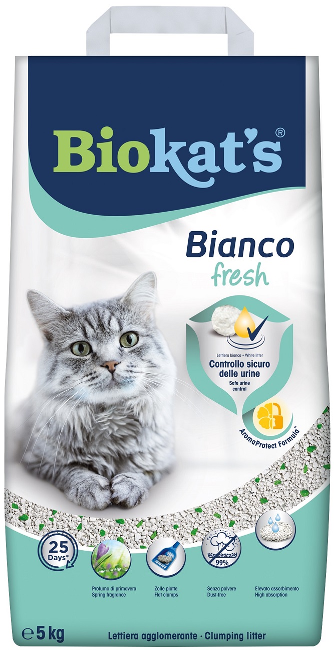 Biokat 's Bianco Fresh stelivo pro kočky 5 kg