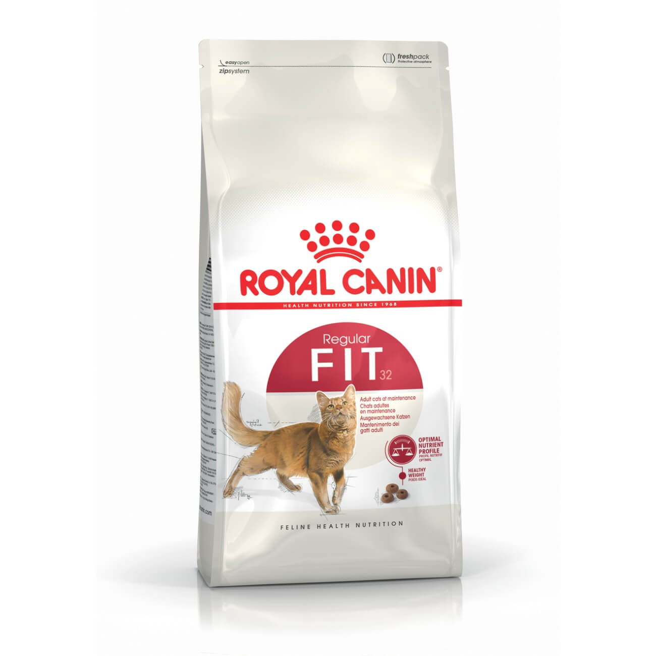 Royal Canin Fit - aktív felnőtt macska száraz táp 10 kg + 2 kg ajándék!