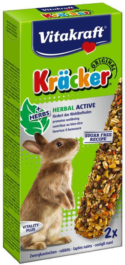 Vitakraft Herbal Active tyčinky pre králiky 2 ks