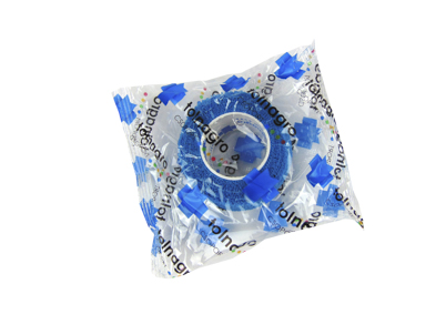 COPOLY Verband elastisch 2,5 cm - in mehrere Farben 1 Stück - Hellblau