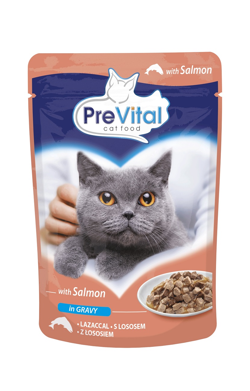 PreVital kapsičky s lososem 24 x 100 g