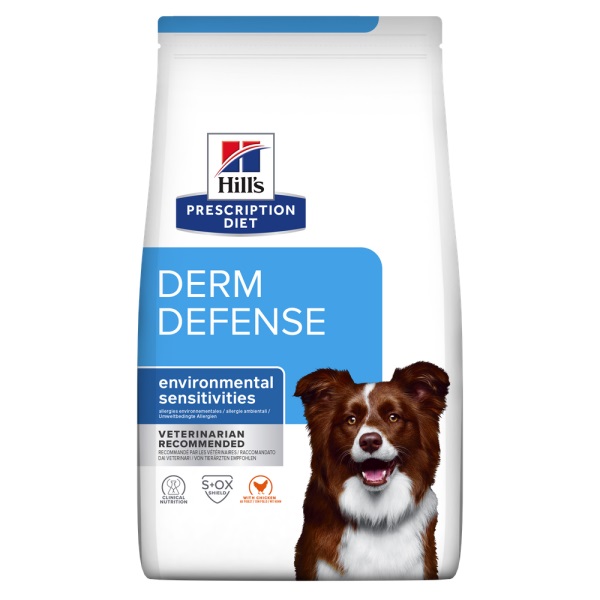 Hill's Prescription Diet Derm Defense Skin Care suché krmivo pro psy 12 kg