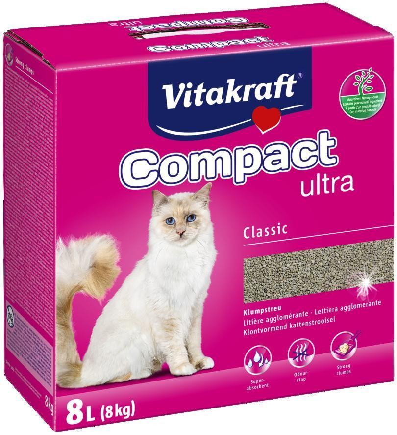 Vitakraft Compact Ultra Classic mačje leglo 8 kg