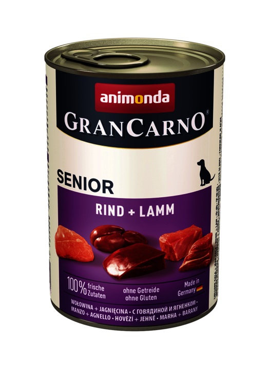 Animonda GranCarno Senior konzerva, hovězí a ovce 24 x 400 g