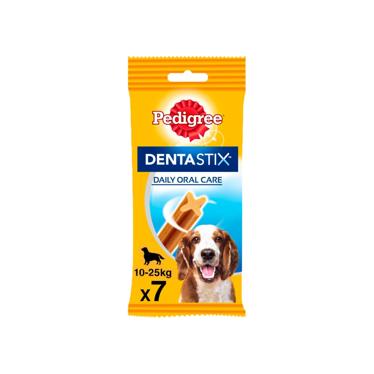 Pedigree DENTASTIX™ Daily Oral Care Hundesnack M - MEDIUM für mittlere Hunde zwischen 10-25 kg - 7 Stk (180 g)