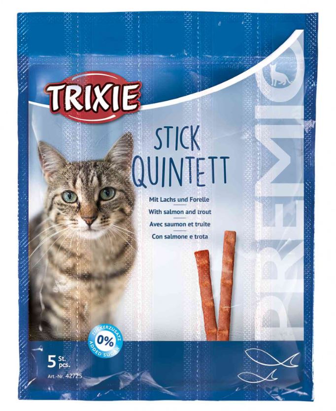 Trixie Premio Quadro-Sticks Anti-Hairball 5 x 5 g (TRX42725)