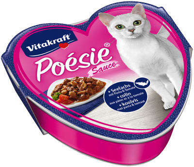 Vitakraft Poésie Sauce s treskou a s rajčatovými těstovinami pro kočky 85 g