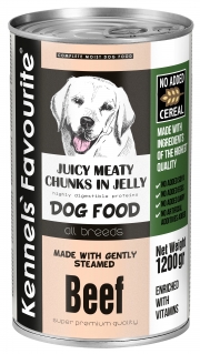 Kennels' Favourite with Beef / Marha 24 x 1200 g
