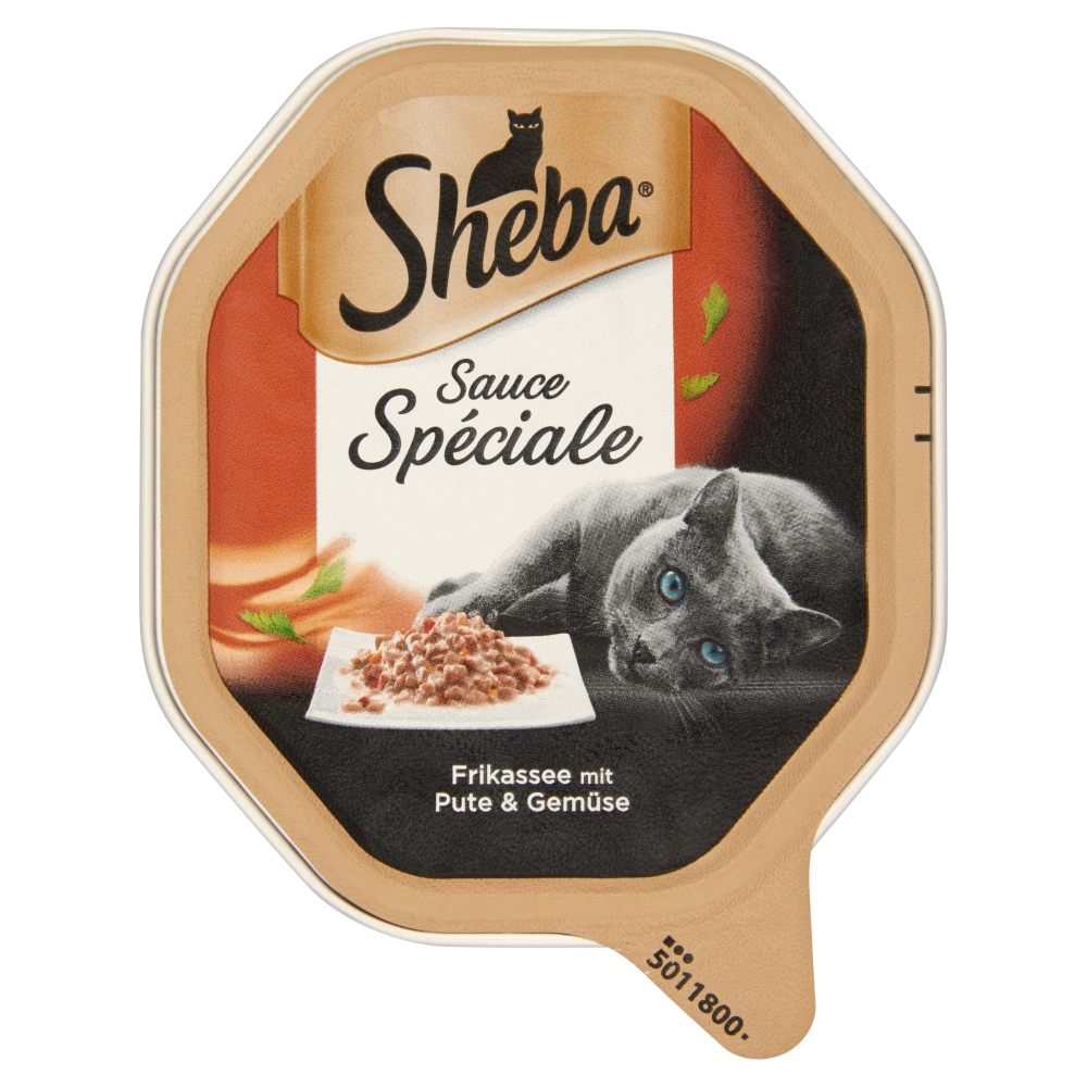 Sheba Sauce Spéciale v hliníkové misce, krůtí guláš a zelenina 22 x 85 g