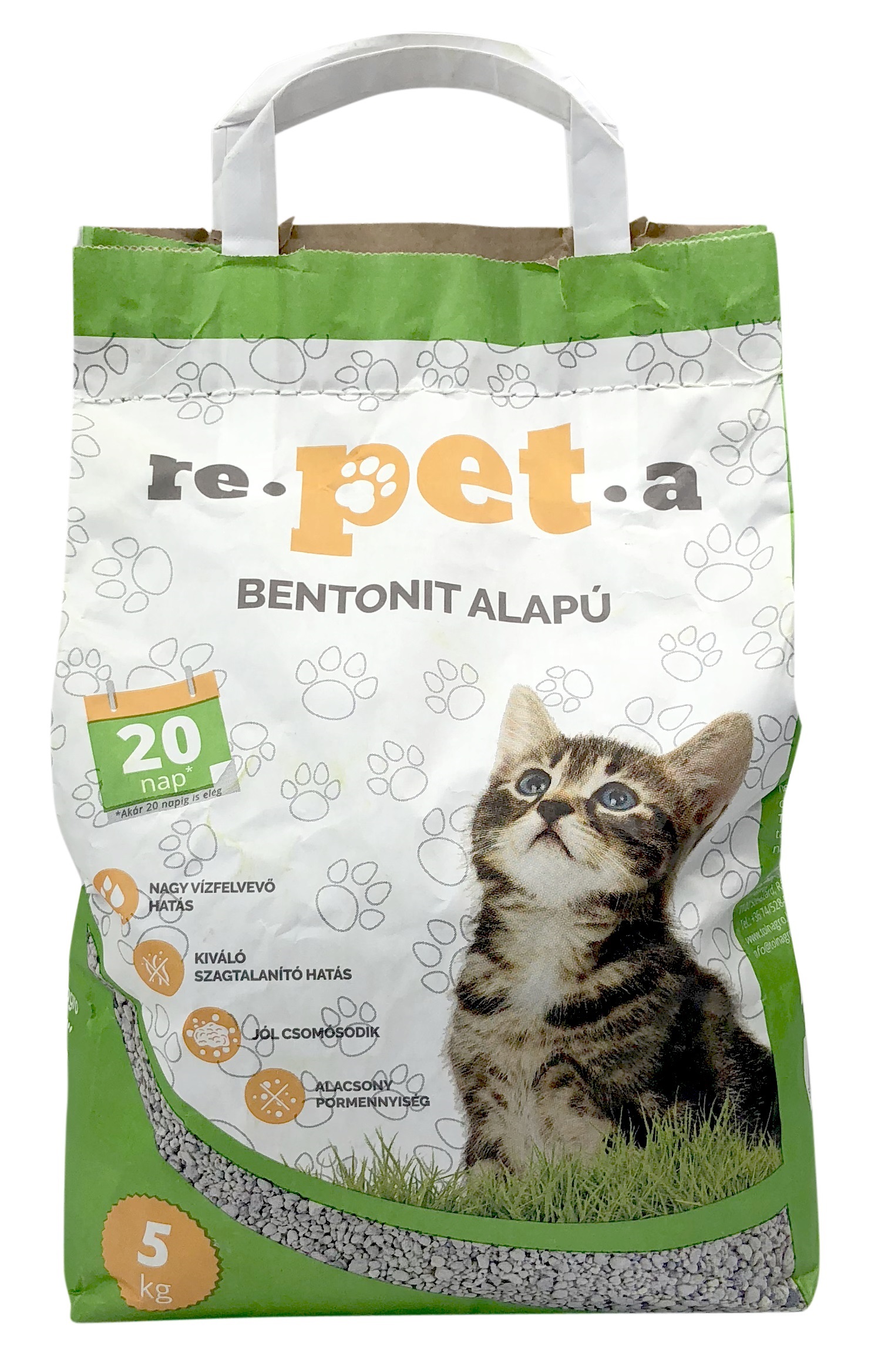 Repeta Katzenstreu mit Bentonit 5 kg