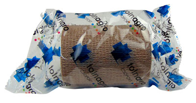 COPOLY Verband elastisch 7,5 cm - in mehrere Farben 1 Stück - Braun