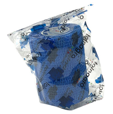Tolnagro Verband elastisch - in mehrere Farben und Größen 1 Stück - 7,5 cm - Blau
