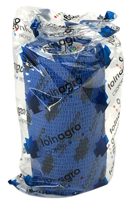 Tolnagro Verband elastisch - in mehrere Farben und Größen 1 Stück - 10 cm - Blau
