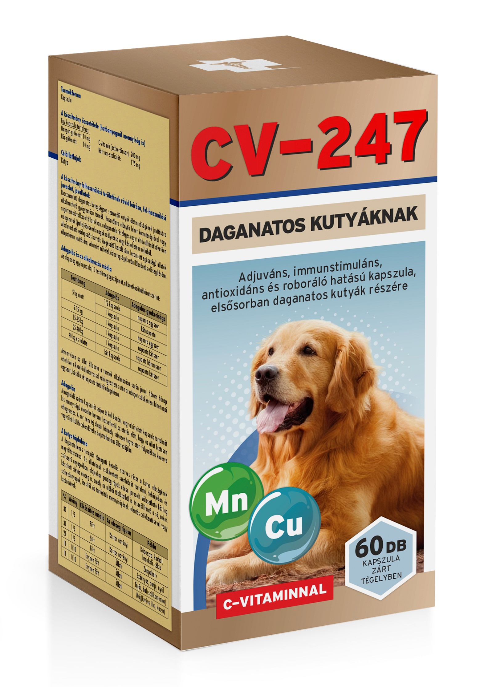 CV-247 kapszula 60 db  Lejárati idő: 2026.06.30