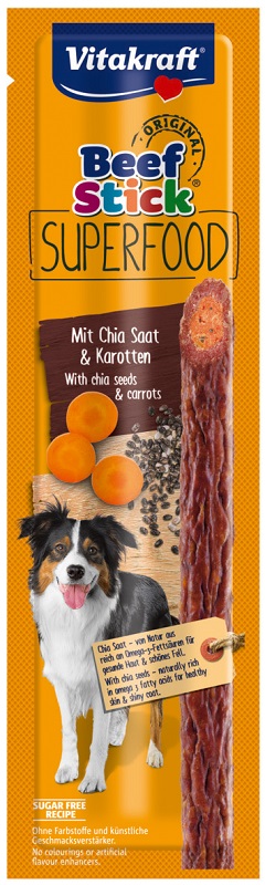 Vitakraft Beef Stick Superfood - chia a mrkva 1 ks