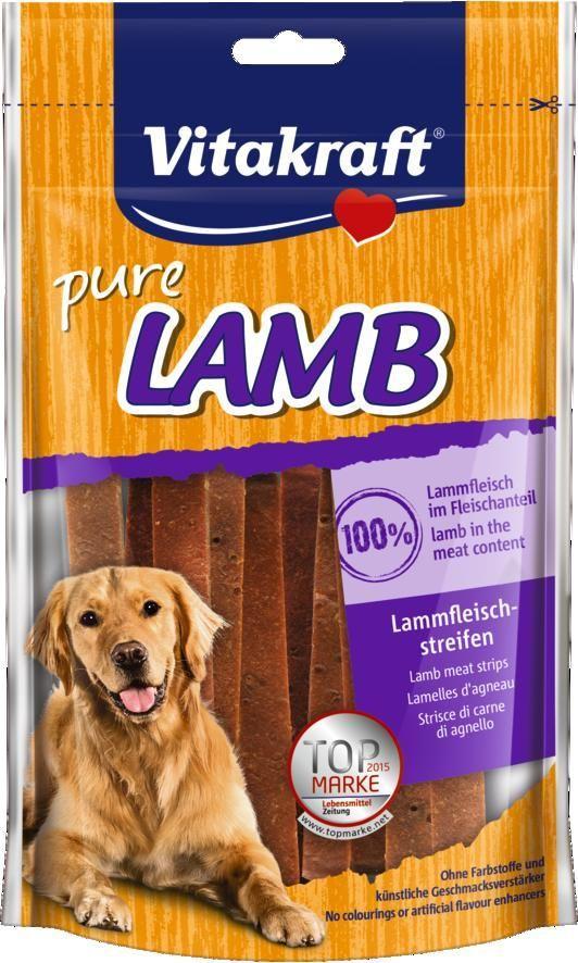 Vitakraft Pure Lamb fâșii de miel 80 g Data de expirare produs: 31.04.2025