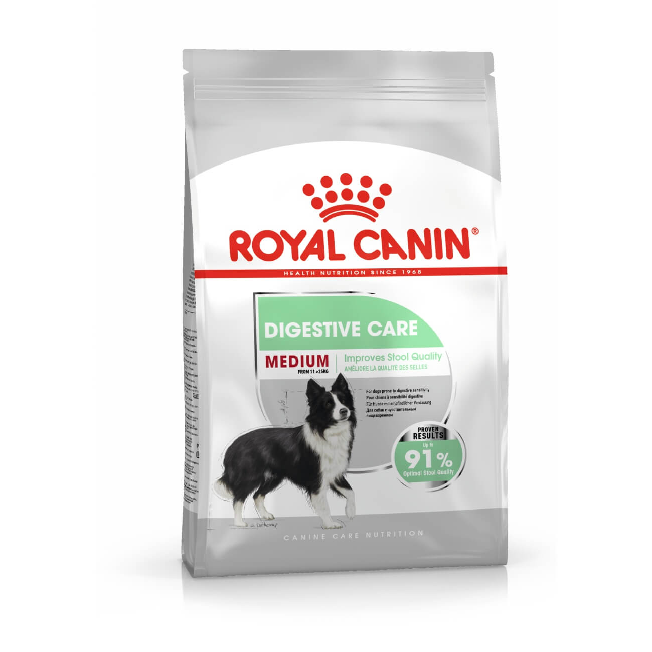 Royal Canin Medium Digestive Care - száraz táp érzékeny emésztésű, közepes testű felnőtt kutyák részére 12 kg