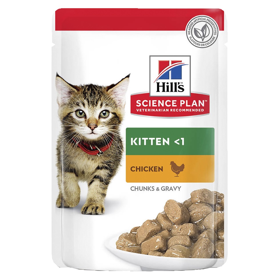 Hill's Science Plan Kitten krmivo pro kočky - kapsičky 12 x 85 g.