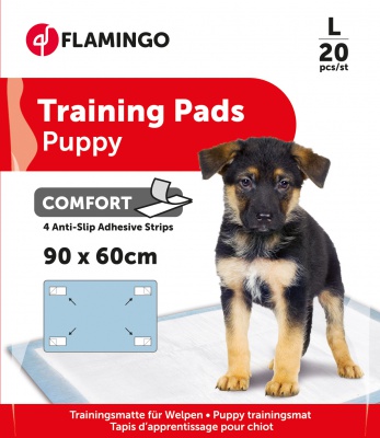 Flamingo Trainingsmatte Comfort - mit Klebestreifen L (90 x 60 cm) - 20 Stk