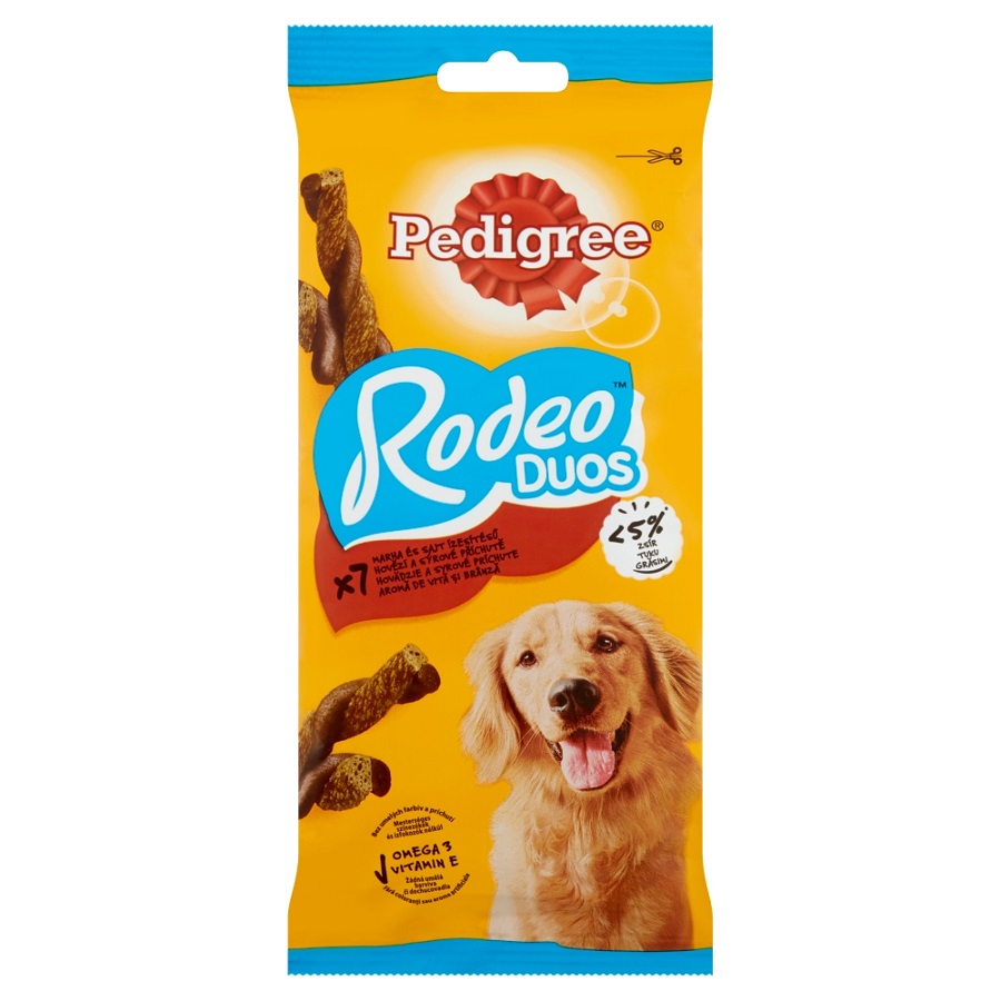 Pedigree Rodeo Duos 123 g - govedina i sir