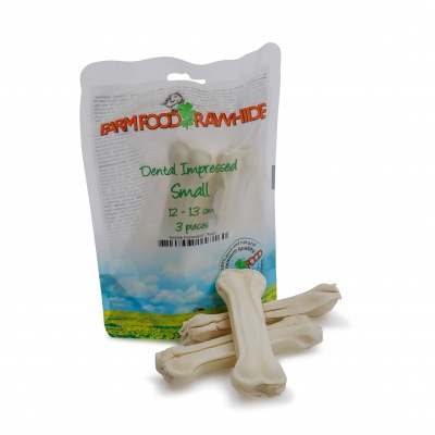 Farm Food Rawhide Dental Impressed Pouch S - 3 ks