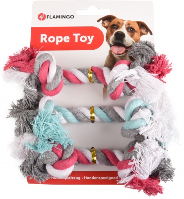 Flamingo Jim Playing Rope - Kauseil Mini Mix 3 Stk - 17 CM