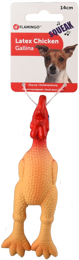 Flamingo Gallina latexové kurča 14 cm