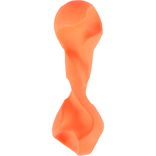 Flamingo Rubber Flexo Twisted Dumbell -  halteră de cauciuc răsucită S - 10 cm