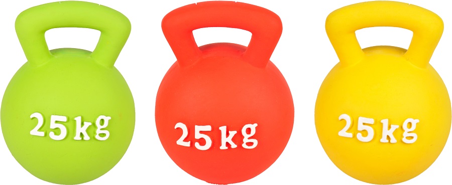 Flamingo lateksowy kettlebell 11 cm