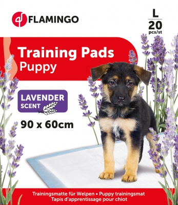 Flamingo Trainingsmatte Lavender - mit Lavendelduft L (90 x 60 cm) - 20 Stk