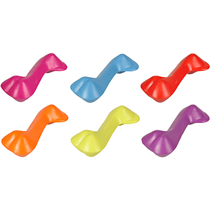 Flamingo Rubber Bone - bunter Gummiknochen 14 cm