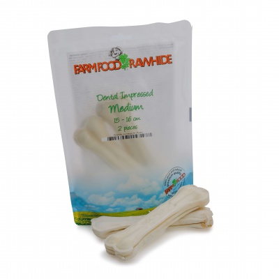 Farm Food Rawhide Dental Impressed Pouch M - 2 kosa