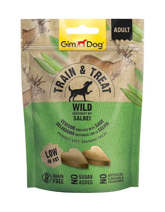 GimDog Train & Treat Wild & Salbei snack 125 g