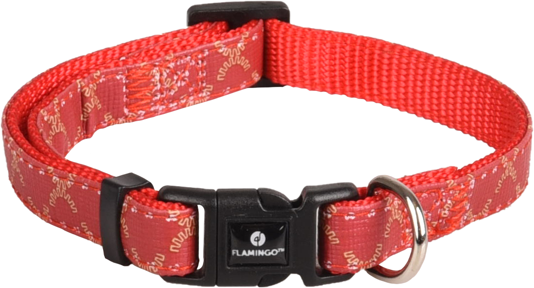 Flamingo Odin Halsband - rot 20-35 cm