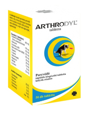 ARTHRODYL Knorpelschutzstabletten für Hunde 50 Tabletten